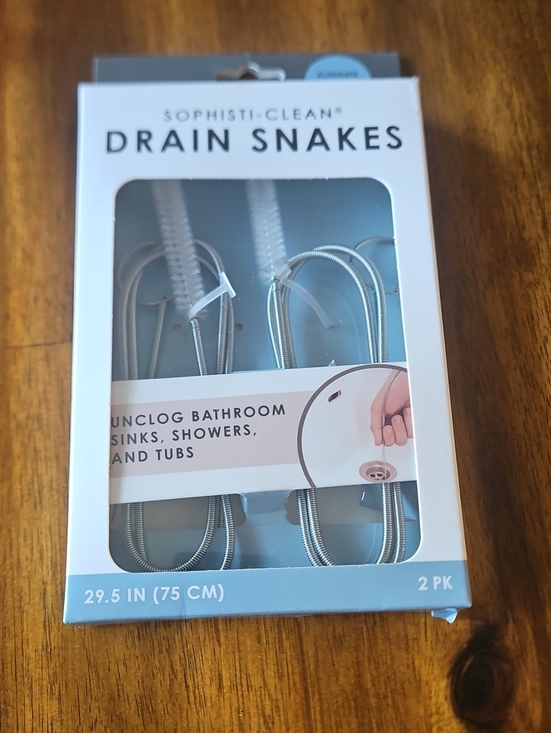 sophisti-clean Other - 3 For $10 Sophisti-Clean Drain Snakes 2-Pack in Silver